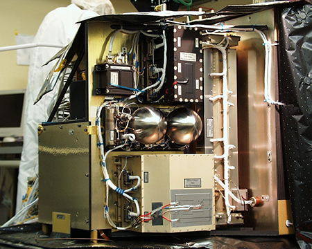 Photo of the GC-MS instrument COSAC