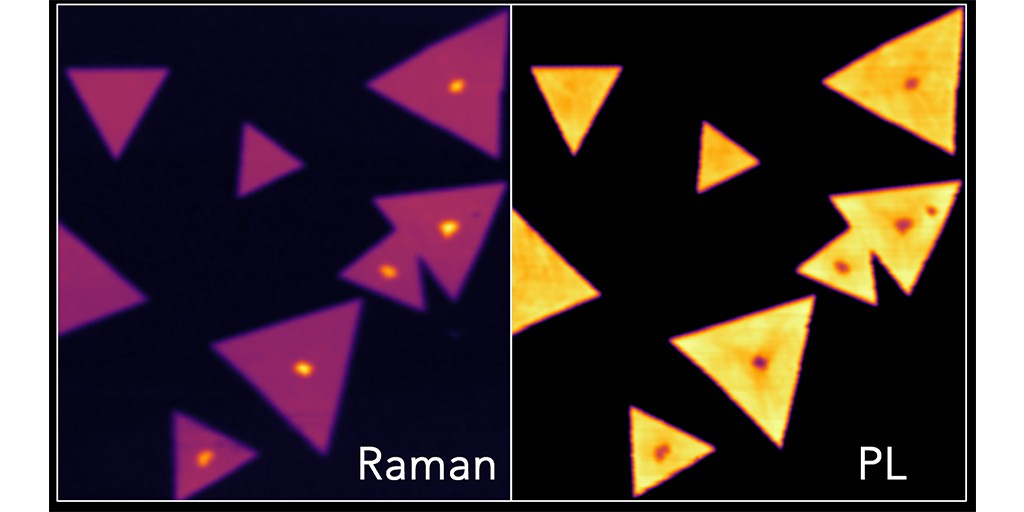 High Resolution Raman And Photoluminescence Imaging Of Mos